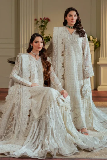 BAROQUE EMBROIDERED CHIFFON CH13-02 UNSTITCHED