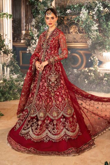 MARIA.B. 3 Piece Unstitched Embroidered Organza Suit | BD-2908